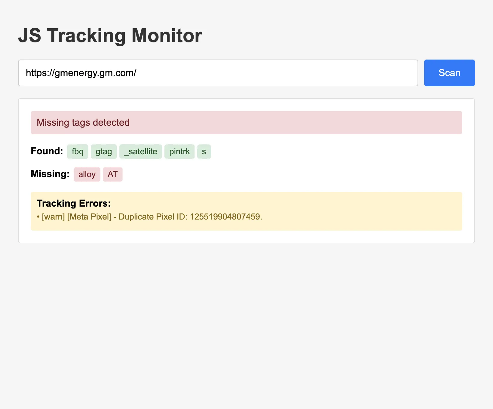 JS Tracking